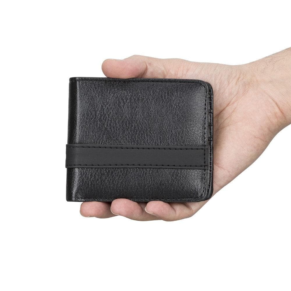 Lio Leather Man Wallet - Black