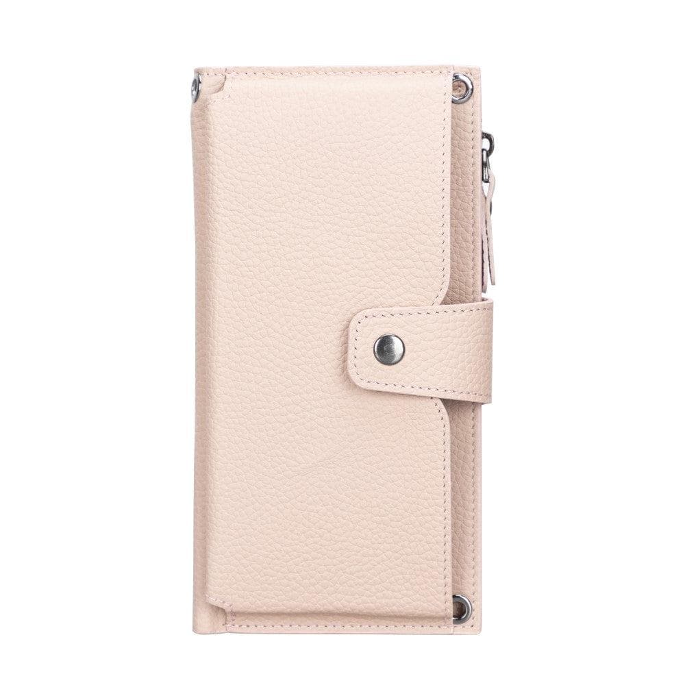 B2B - Lozan Leather Strap Wallet Pink Bouletta