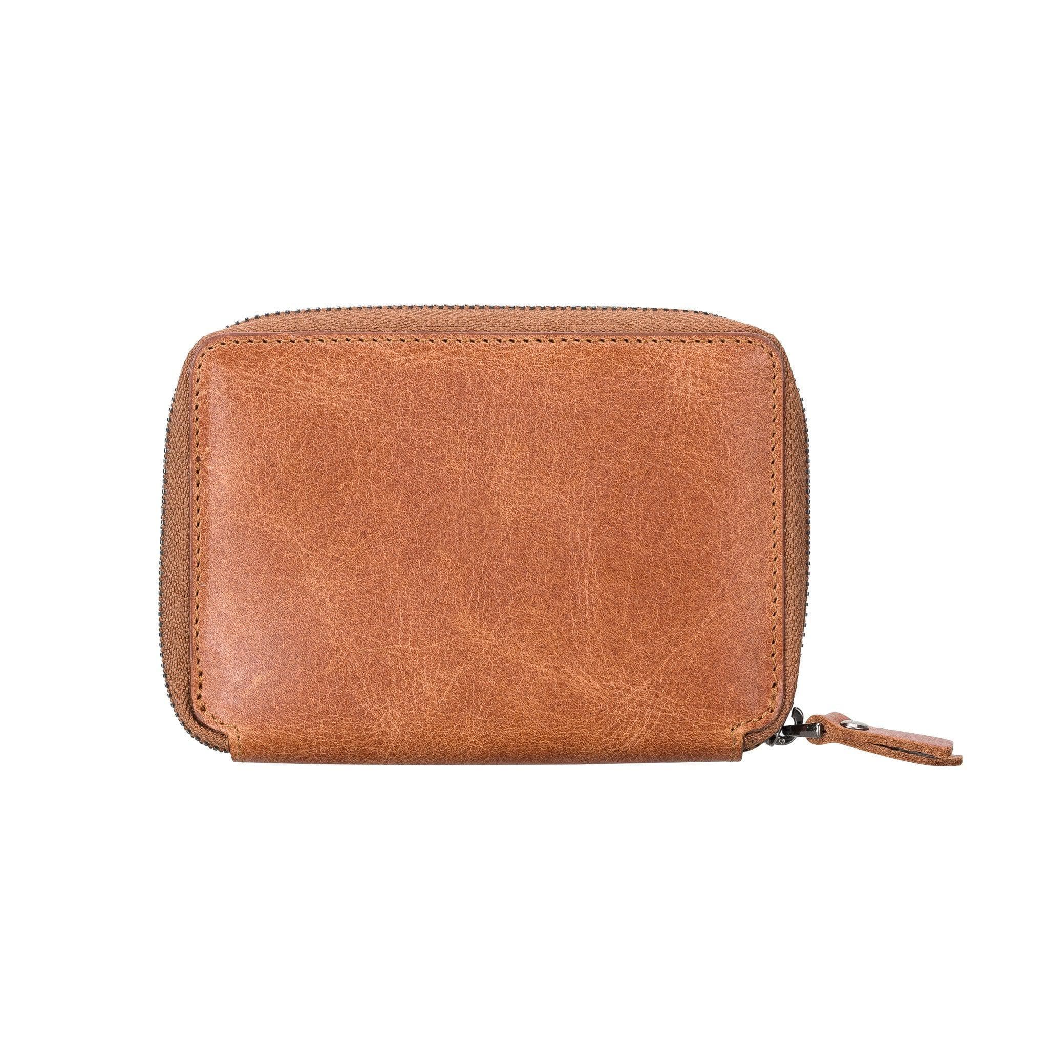 LUGANO WALLET - Antic Brown