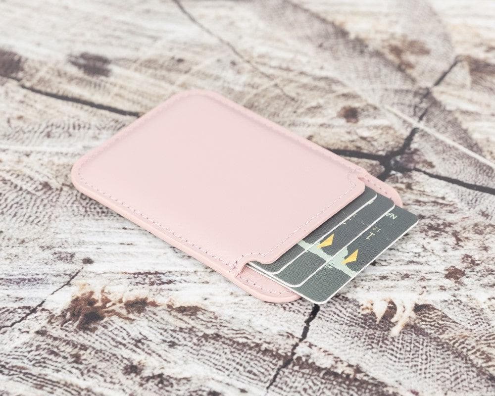 Maggy Magnetic Detachable Leather Card Holder for Back Covers