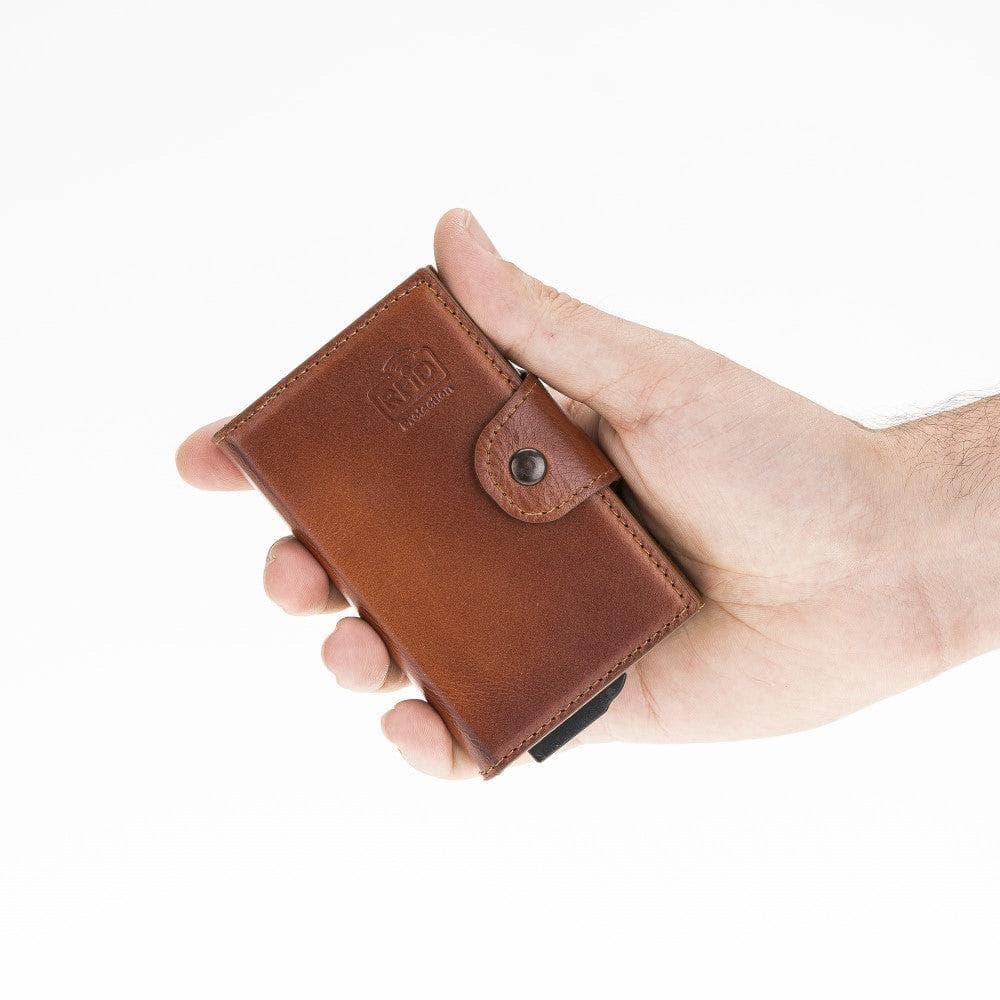 Mondello Leather Pop-Up Card Holder