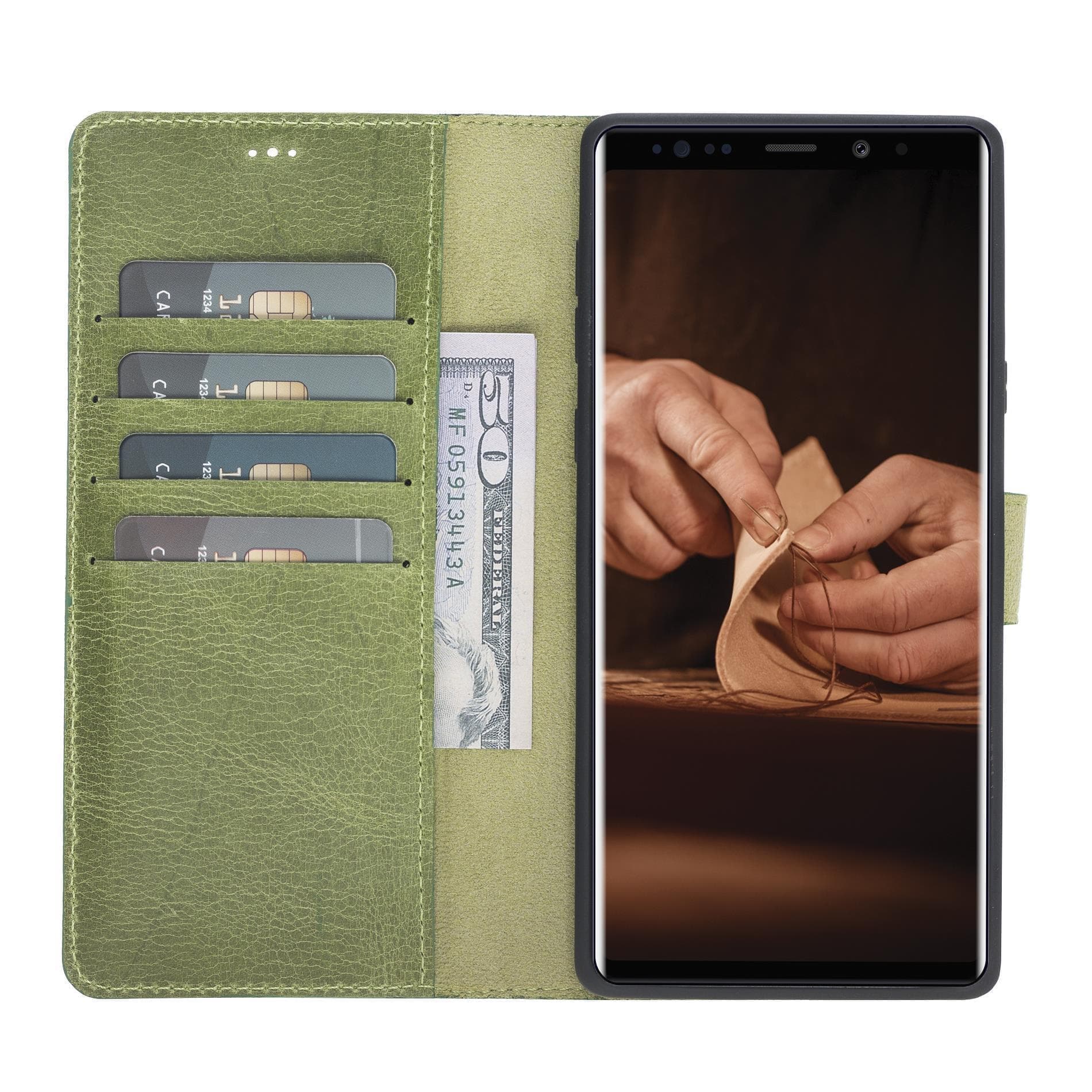 Samsung Galaxy Note 9 Series Detachable Leather Case / MW