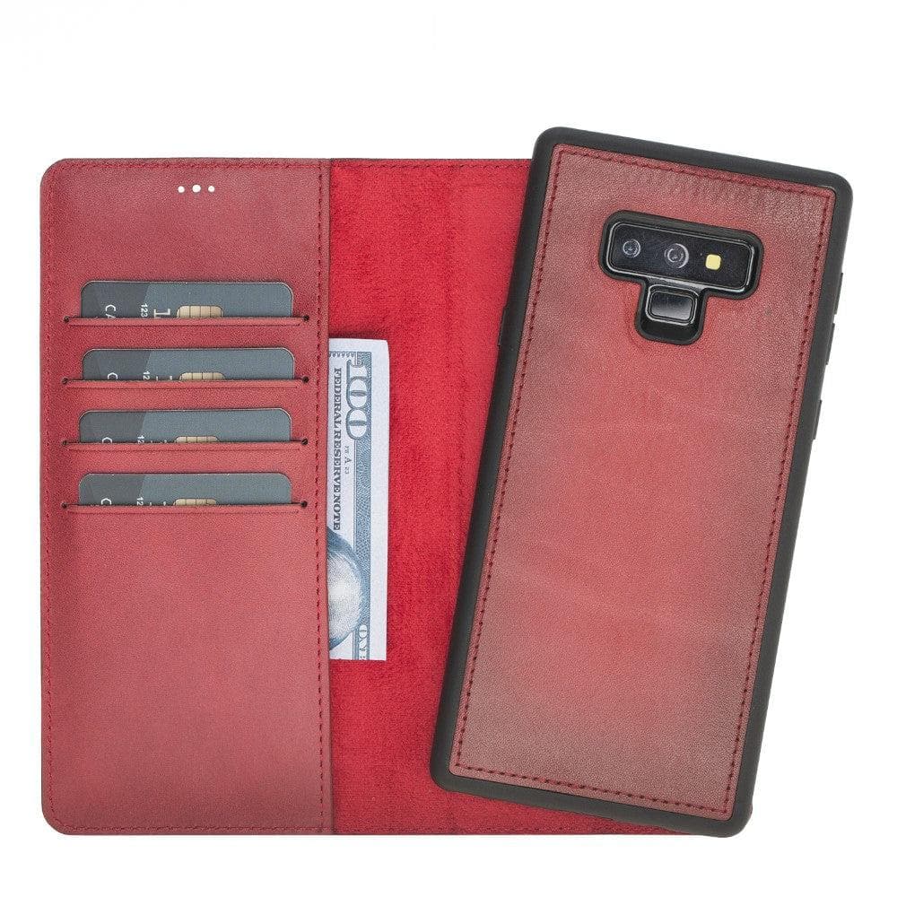 Magic Samsung  Series Detachable Genuine Leather Wallet Case - MW