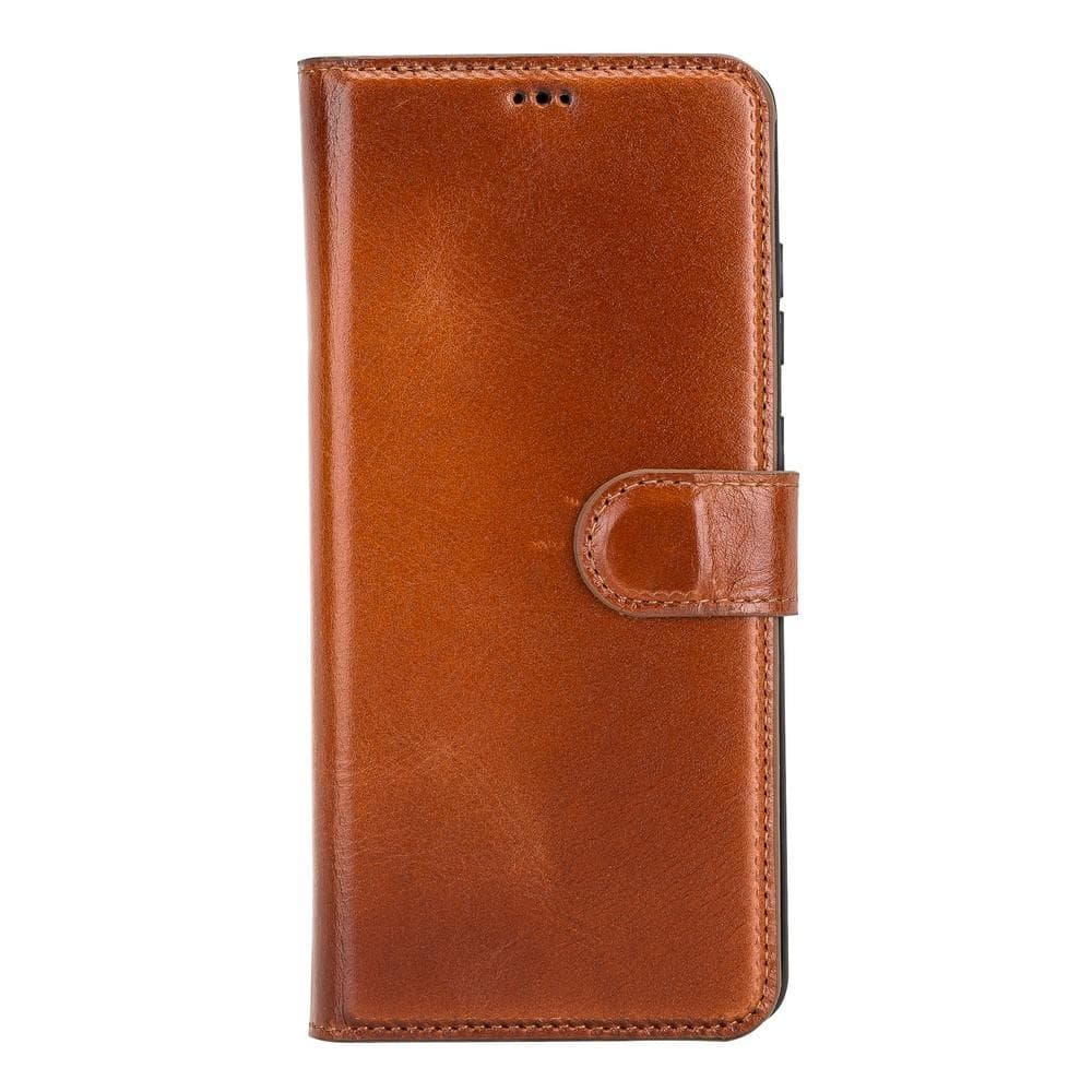 Magic Samsung  Series Detachable Genuine Leather Wallet Case - MW