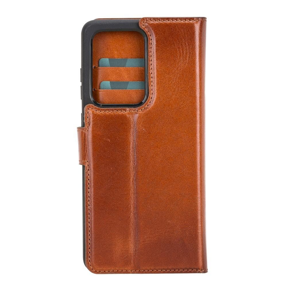 Magic Samsung  Series Detachable Genuine Leather Wallet Case - MW