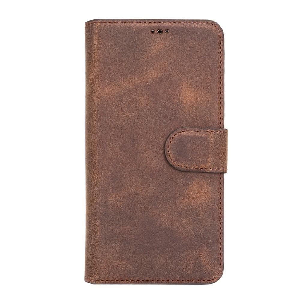 Wallet Case Samsung  Series Non-Detachable Genuine Leather Wallet Case - WC