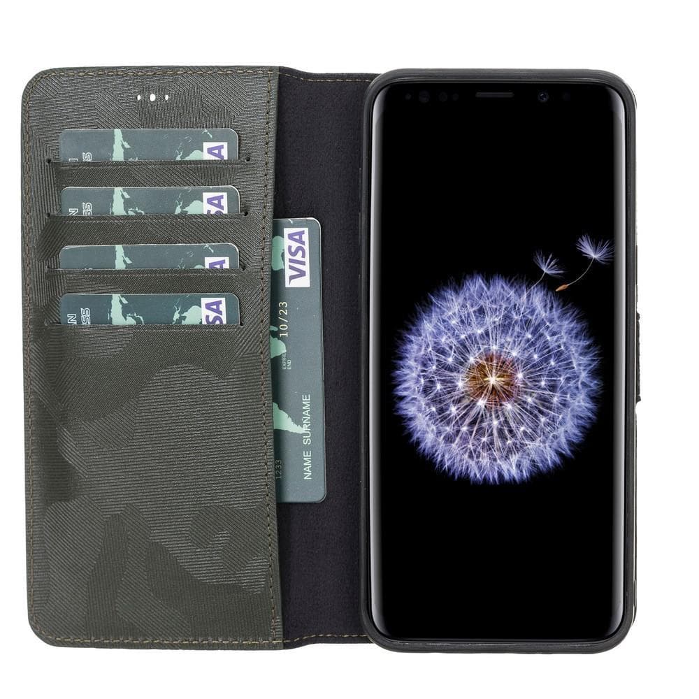 Magic Samsung  Series Detachable Genuine Leather Wallet Case - MW