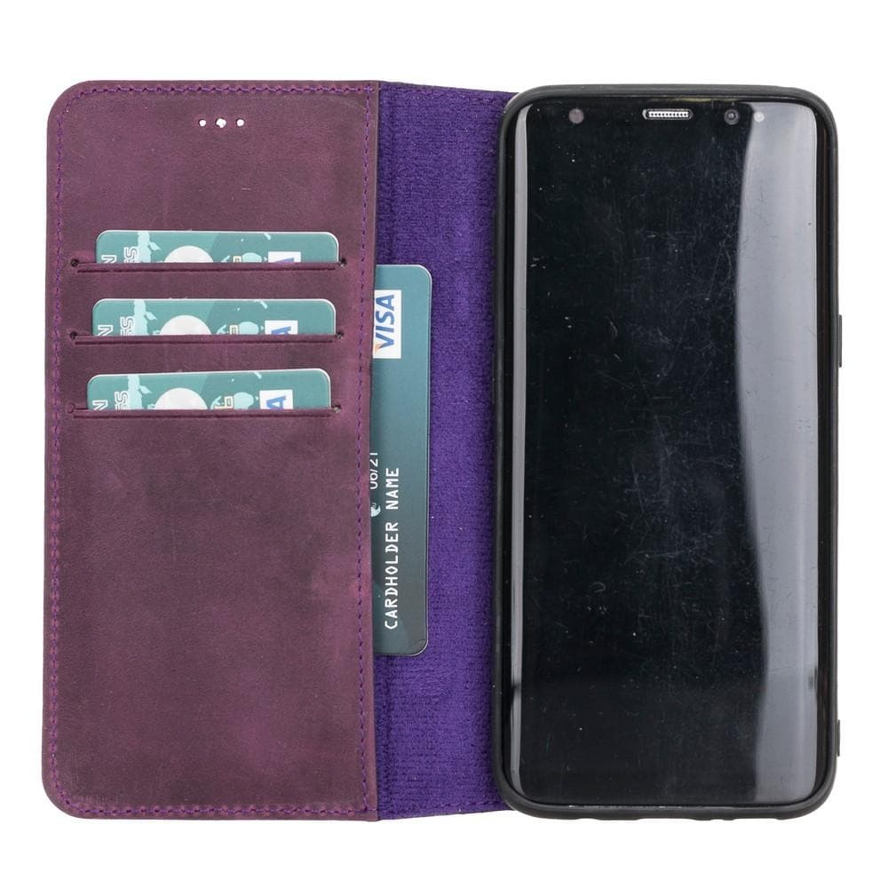 Magic Samsung  Series Detachable Genuine Leather Wallet Case - MW