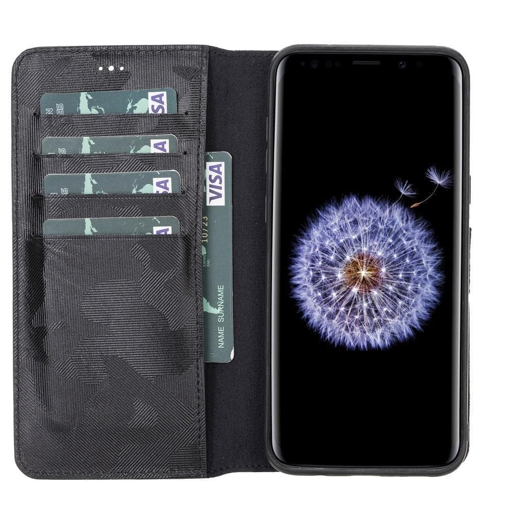 Magic Samsung  Series Detachable Genuine Leather Wallet Case - MW