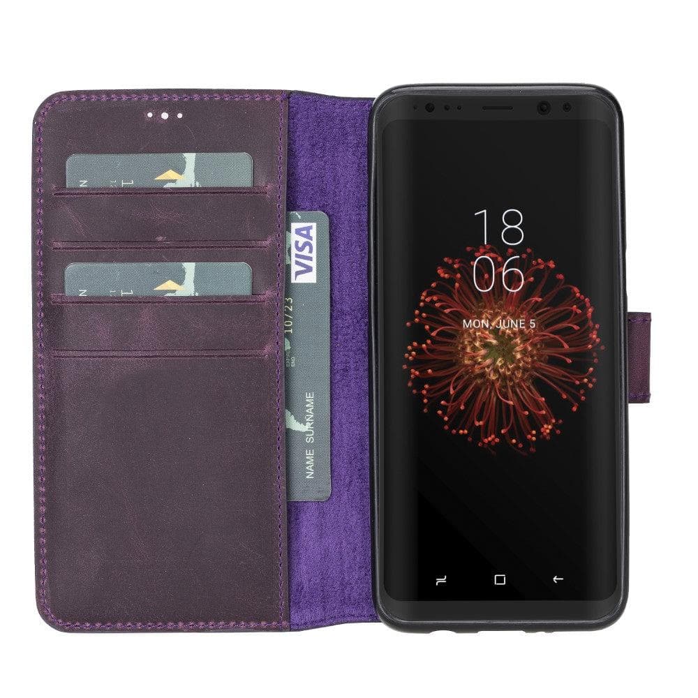 Wallet Case Samsung  Series Non-Detachable Genuine Leather Wallet Case - WC