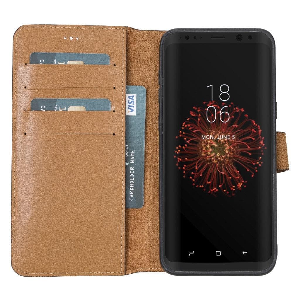 Magic Samsung  Series Detachable Genuine Leather Wallet Case - MW