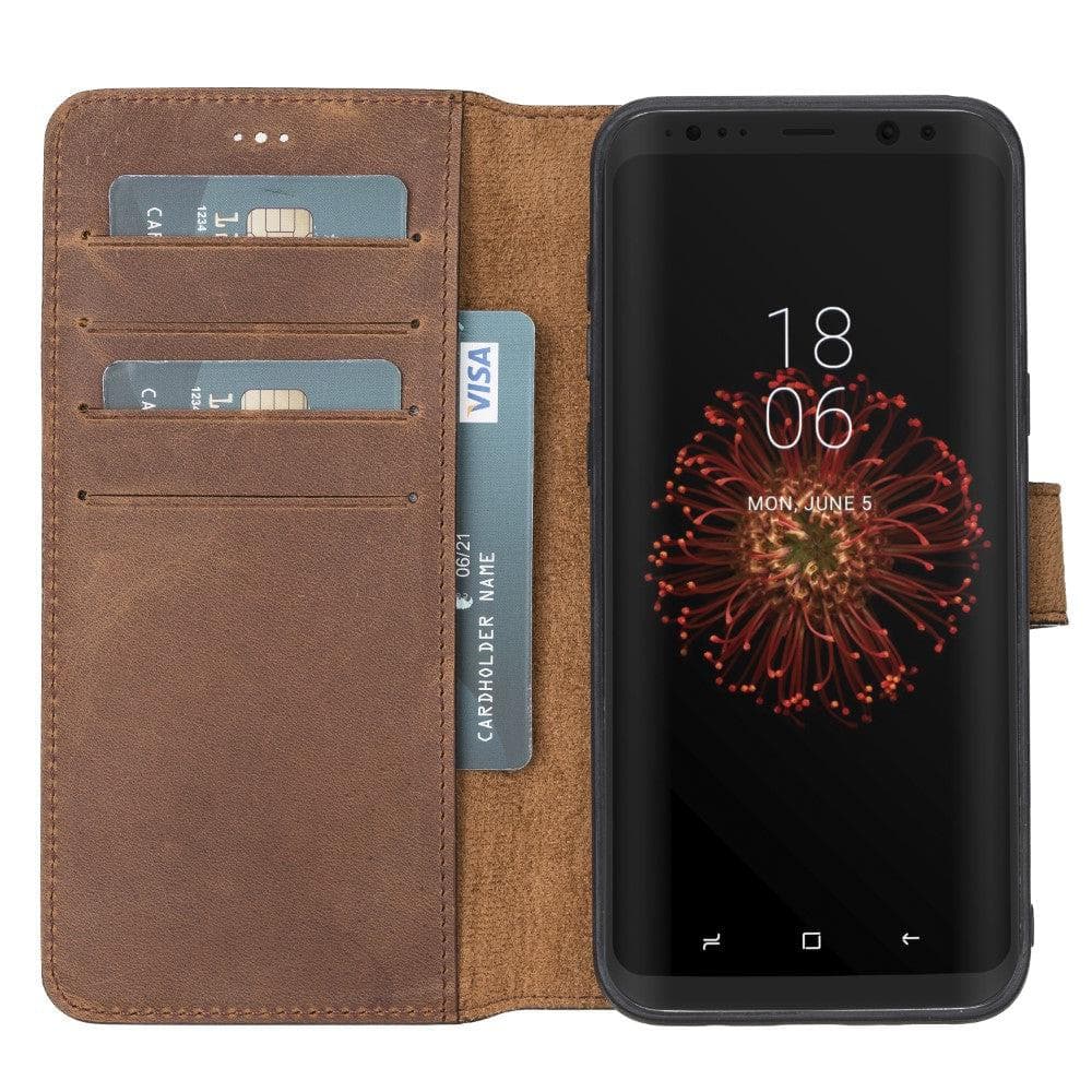 Magic Samsung  Series Detachable Genuine Leather Wallet Case - MW