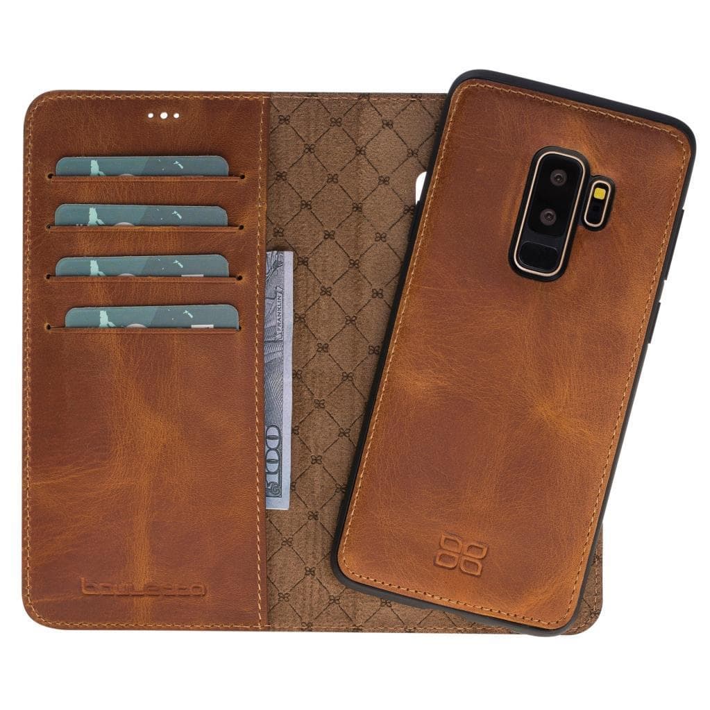 Magic Samsung  Series Detachable Genuine Leather Wallet Case - MW