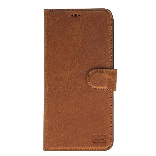 Magic Samsung Galaxy S9 Plus Detachable Genuine Leather Wallet Case - MW