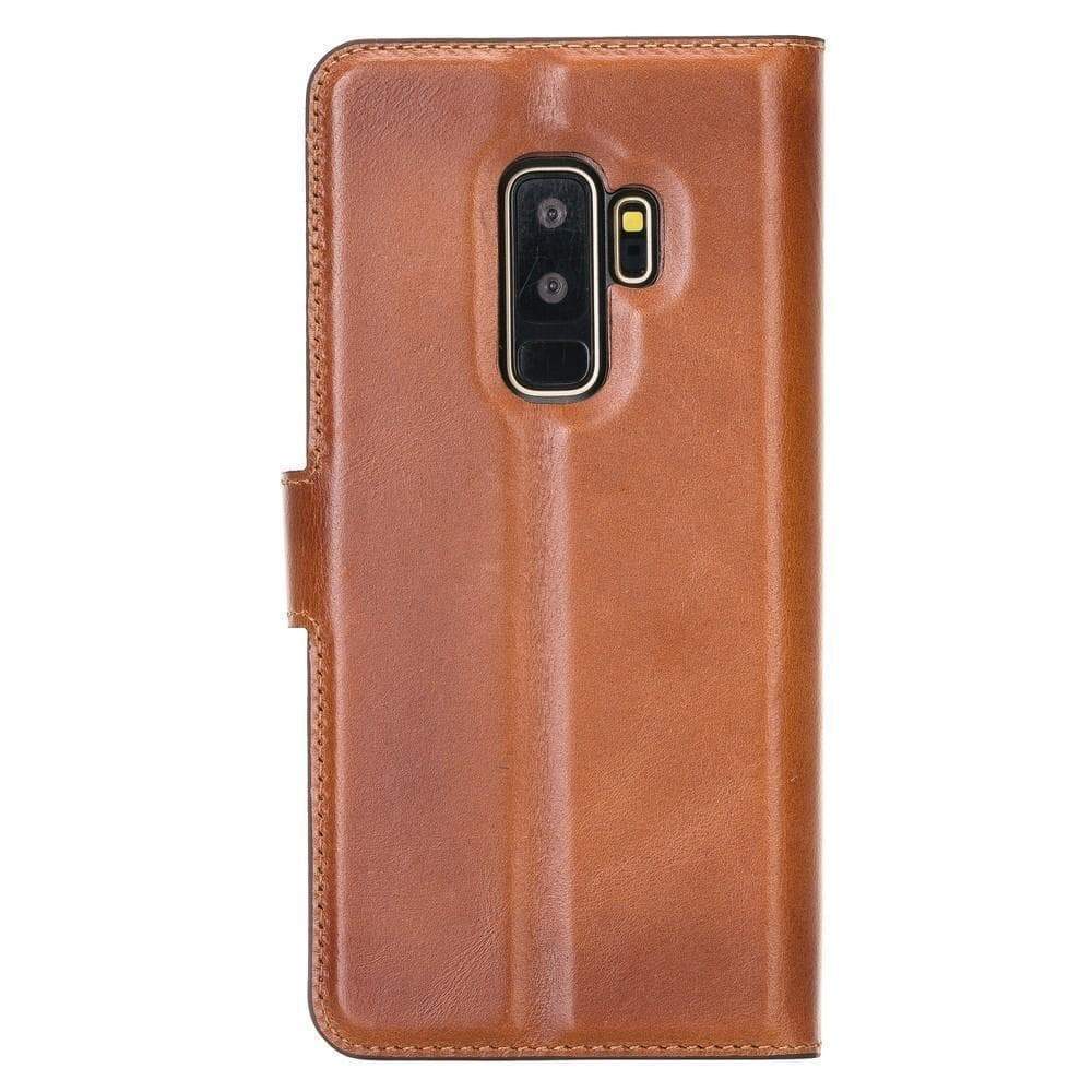 Magic Samsung Galaxy S9 Plus Detachable Genuine Leather Wallet Case - MW