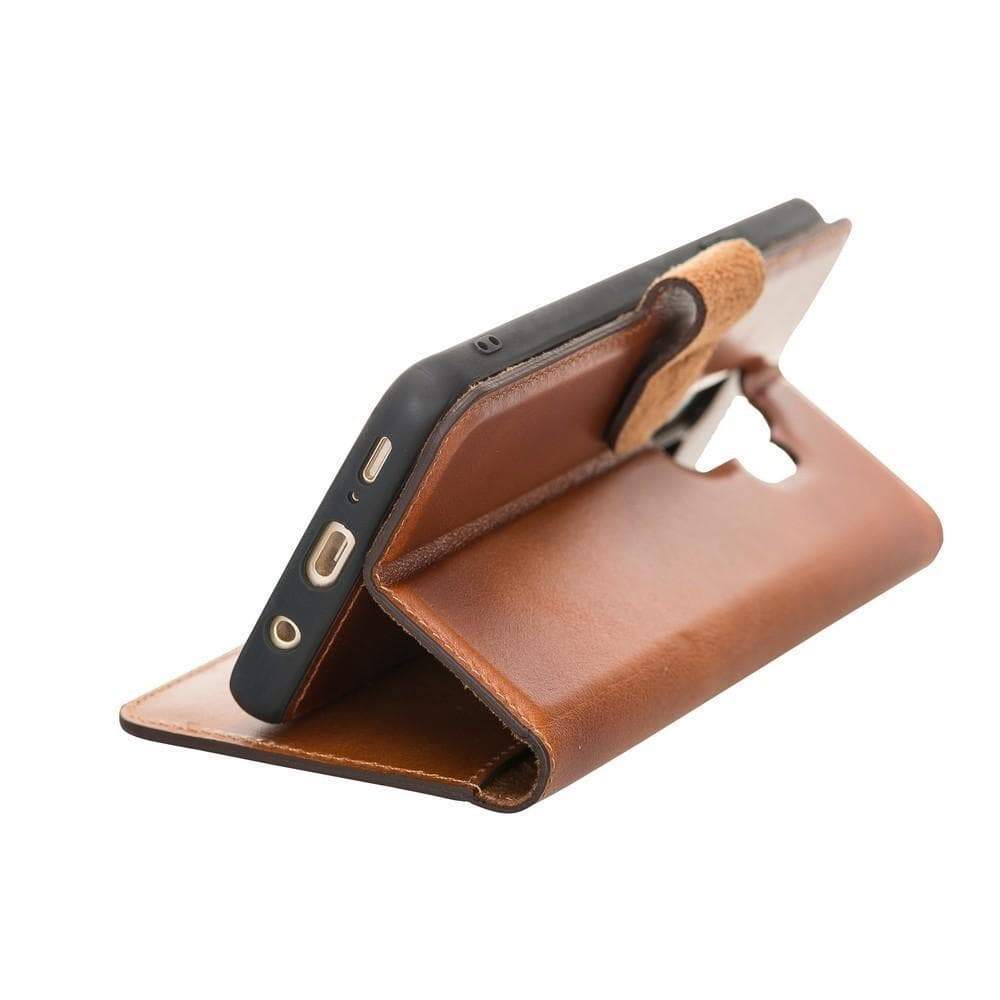 Magic Samsung Galaxy S9 Plus Detachable Genuine Leather Wallet Case - MW