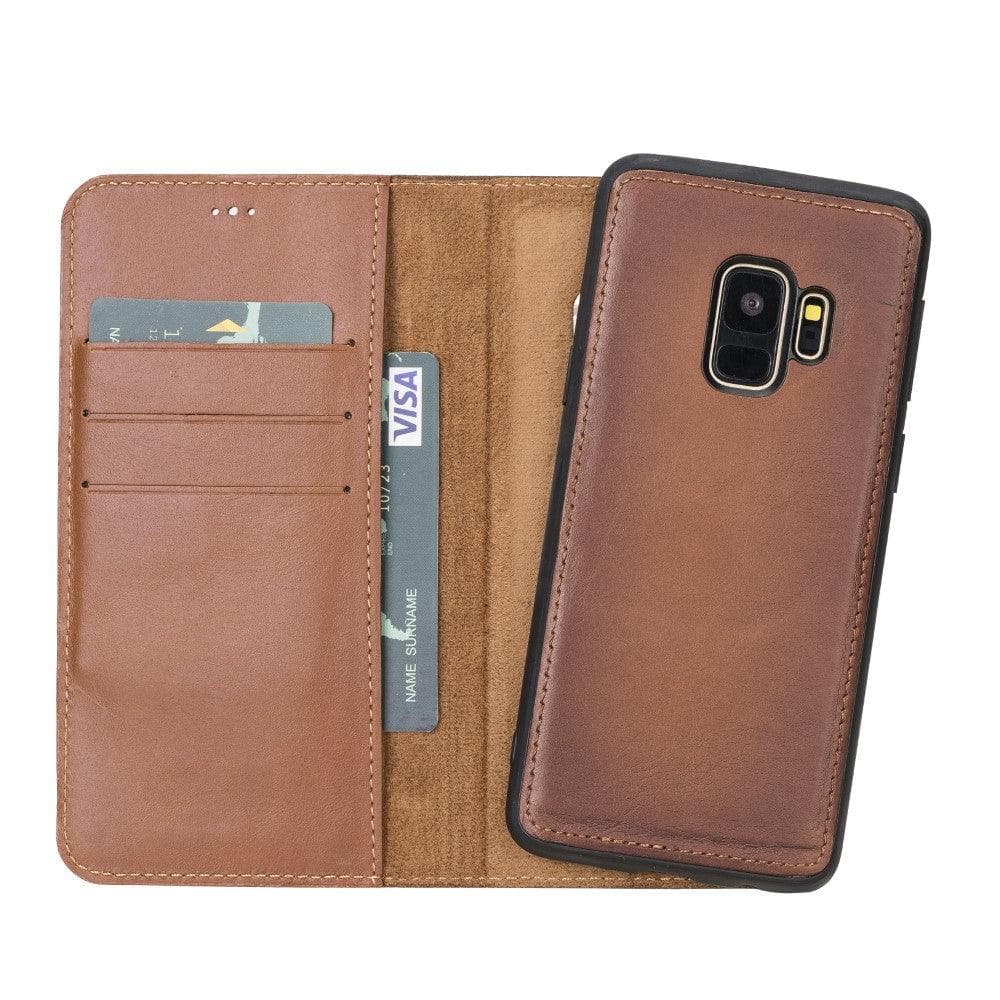 Magic Samsung  Series Detachable Genuine Leather Wallet Case - MW