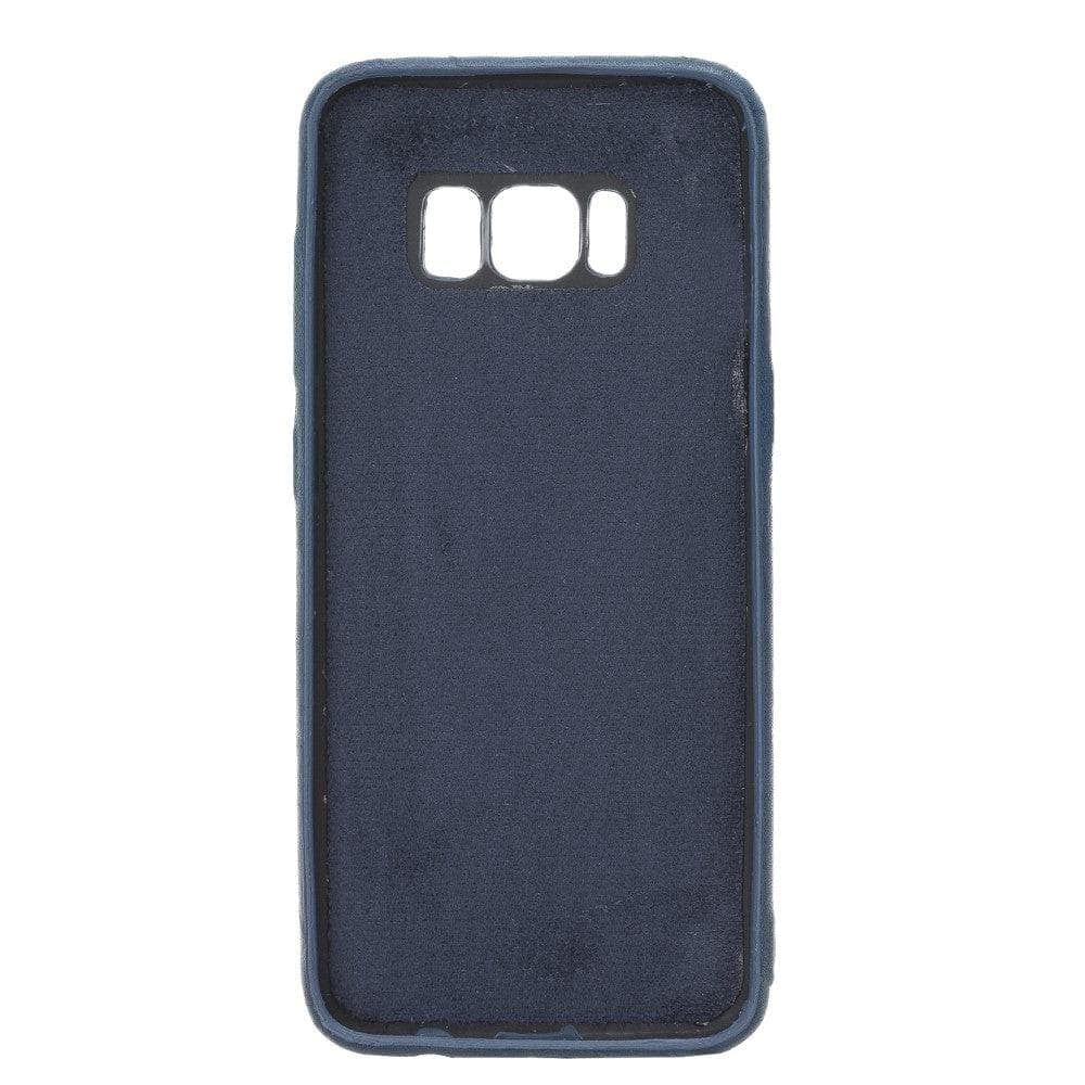 Samsung S8 Series Leather Ultra Cover Card Holder - Samsung S8 Plus / Creased Dark Blue