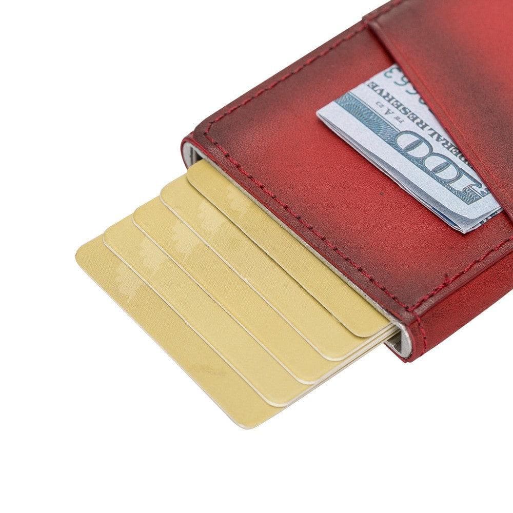 Torres Genuine Leather Mechanical Card Holder