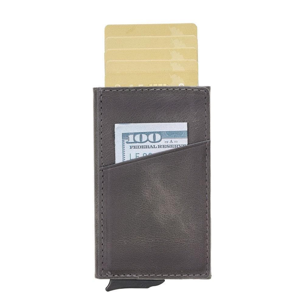 Torres Genuine Leather Mechanical Card Holder