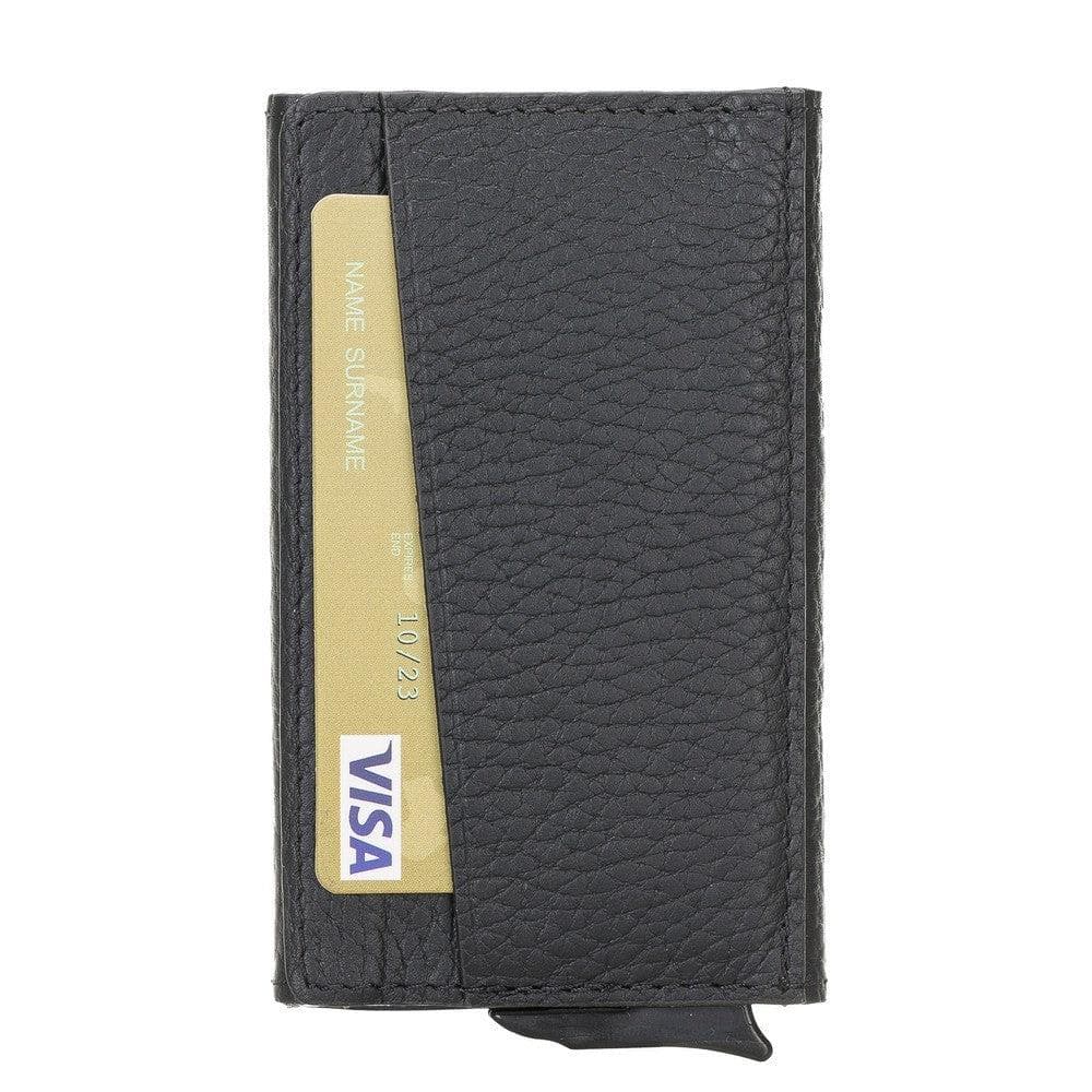 Torres Genuine Leather Mechanical Card Holder