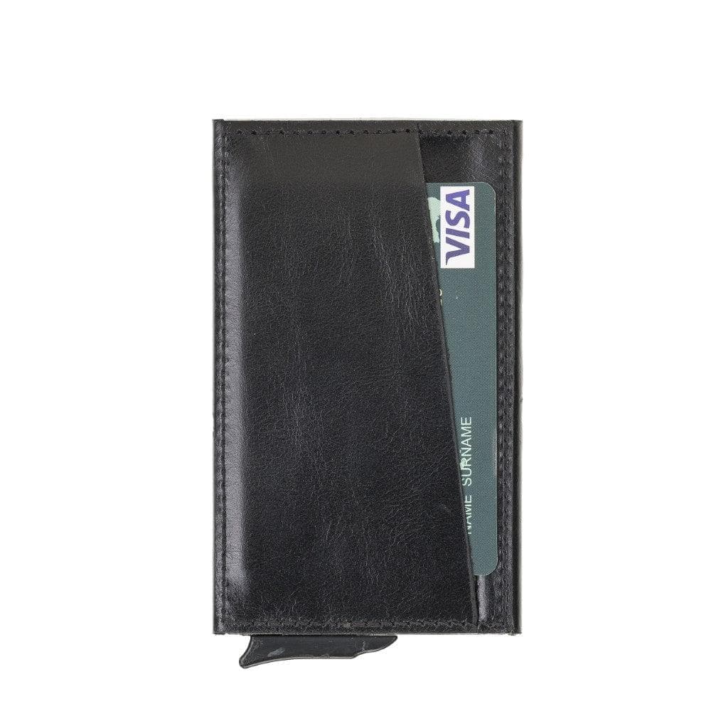 Torres Genuine Leather Mechanical Card Holder