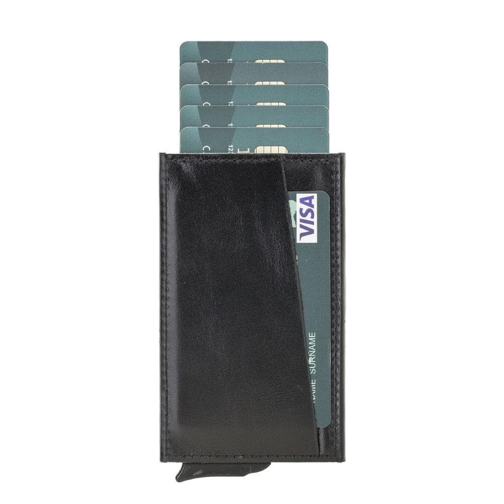 Torres Genuine Leather Mechanical Card Holder