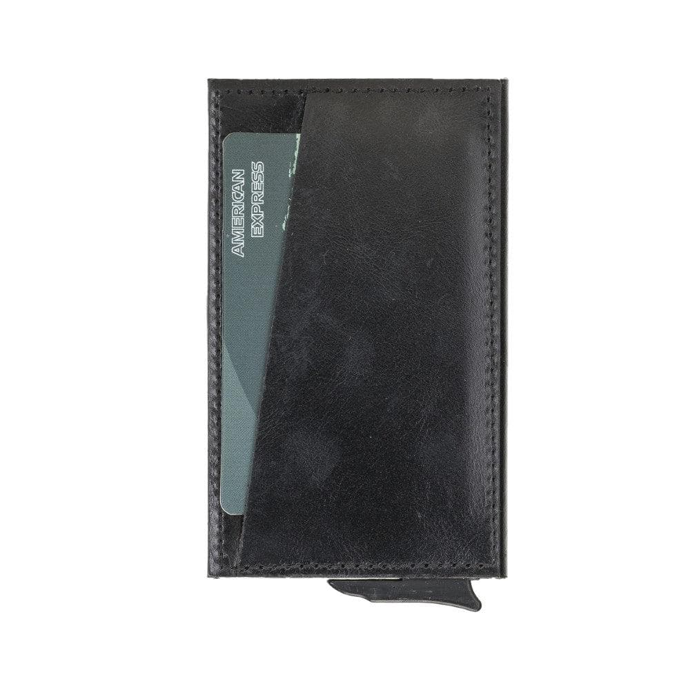 Torres Genuine Leather Mechanical Card Holder