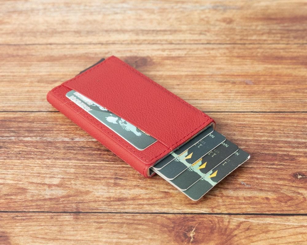 Torres Genuine Leather Mechanical Card Holder