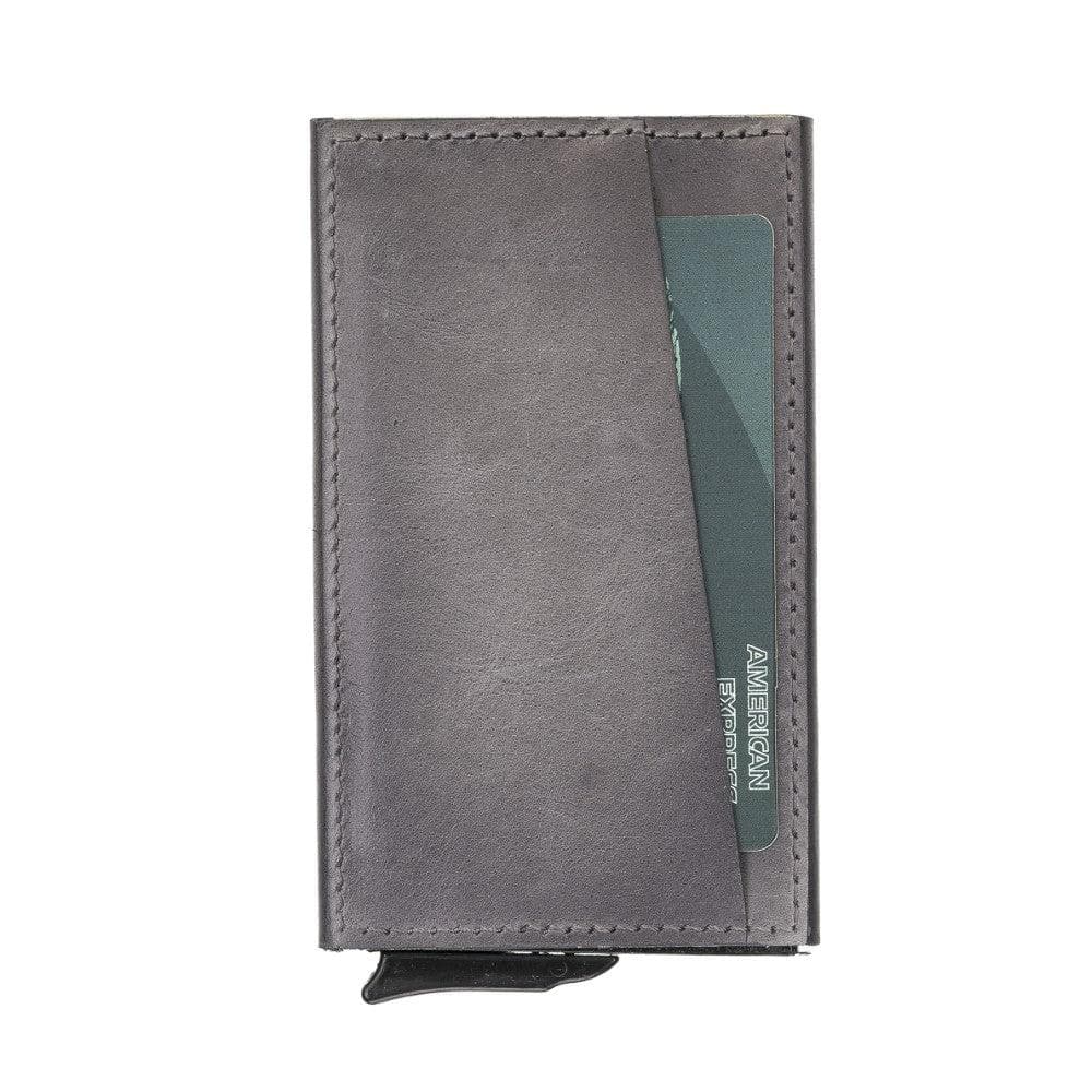 Torres Genuine Leather Mechanical Card Holder