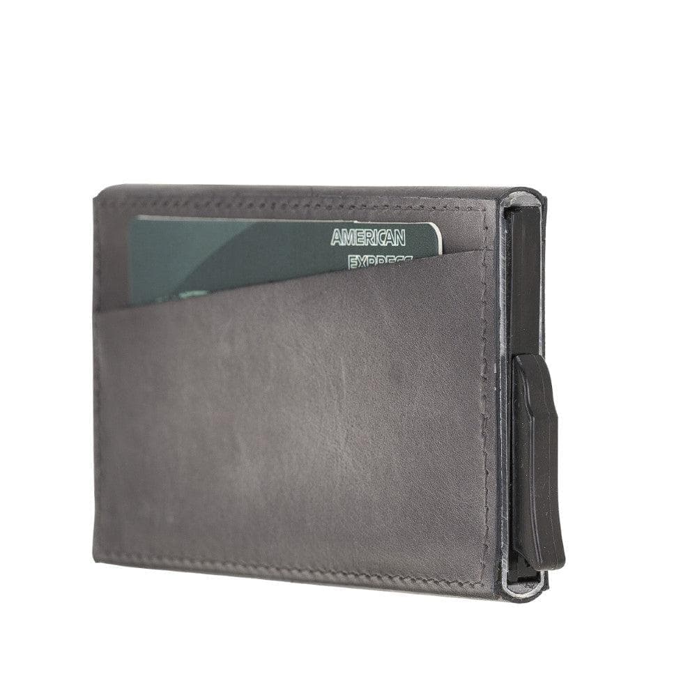 Torres Genuine Leather Mechanical Card Holder