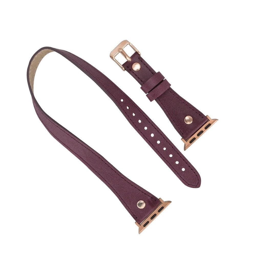 Bristol Double Tour Slim FitBit Leather Watch Straps