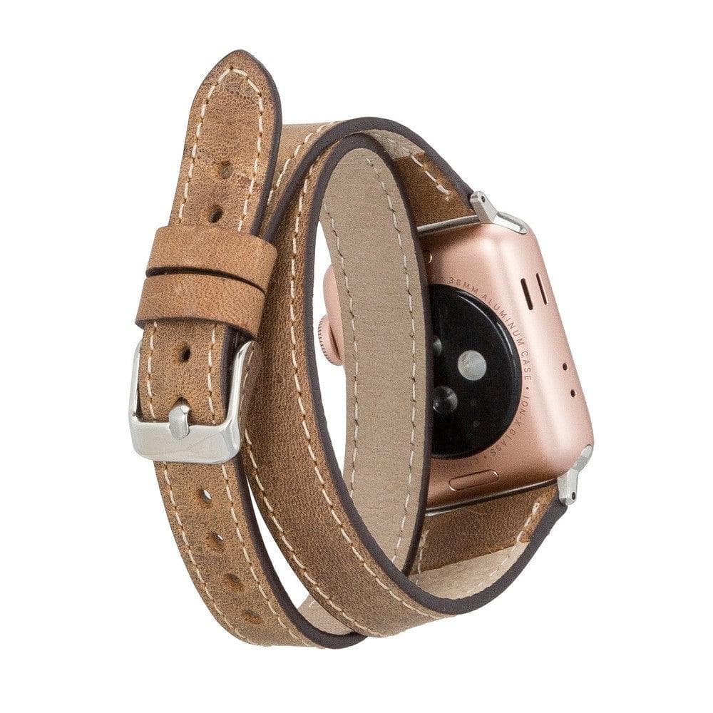 Bristol Double Tour Slim FitBit Leather Watch Straps