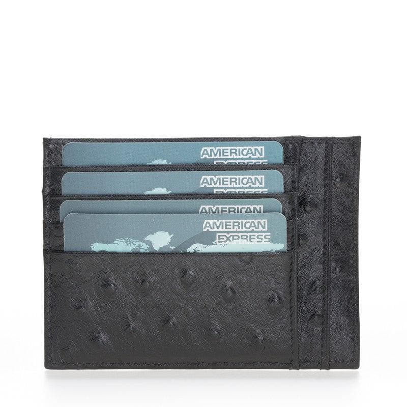 Zip Genuine Leather Card Holder