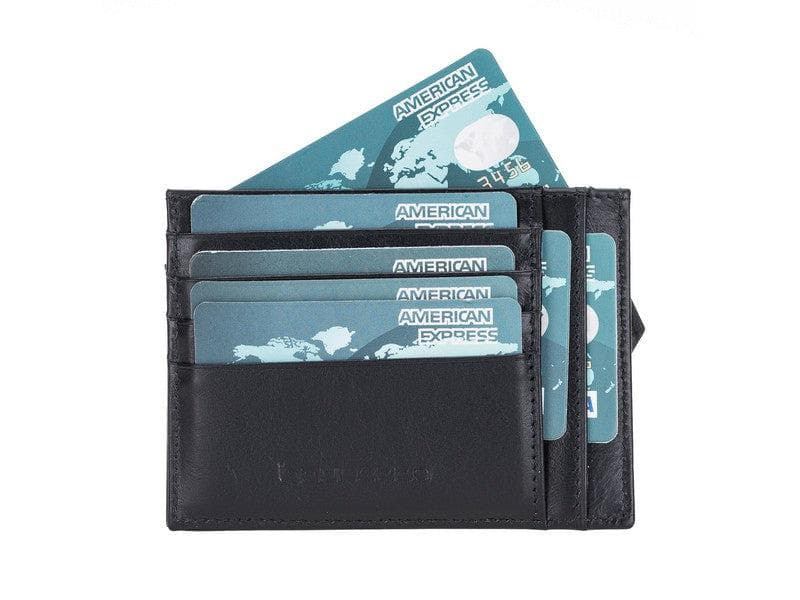 Zip Genuine Leather Card Holder