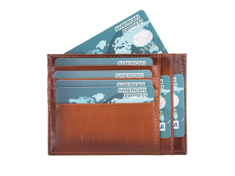 Zip Genuine Leather Card Holder