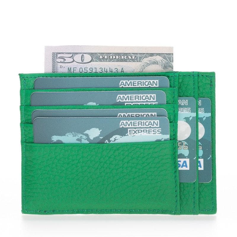 Zip Genuine Leather Card Holder