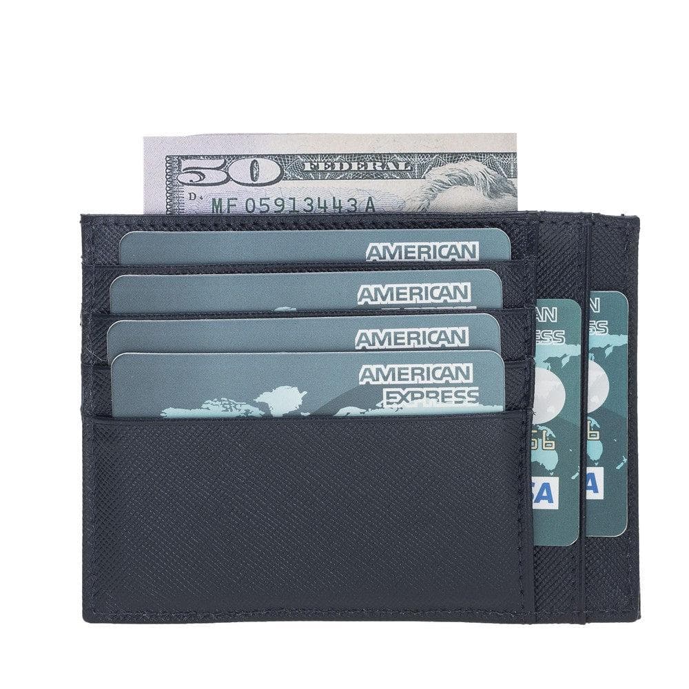 Zip Genuine Leather Card Holder