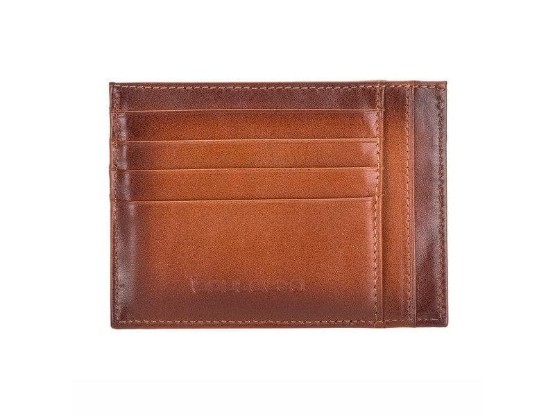 Zip Genuine Leather Card Holder