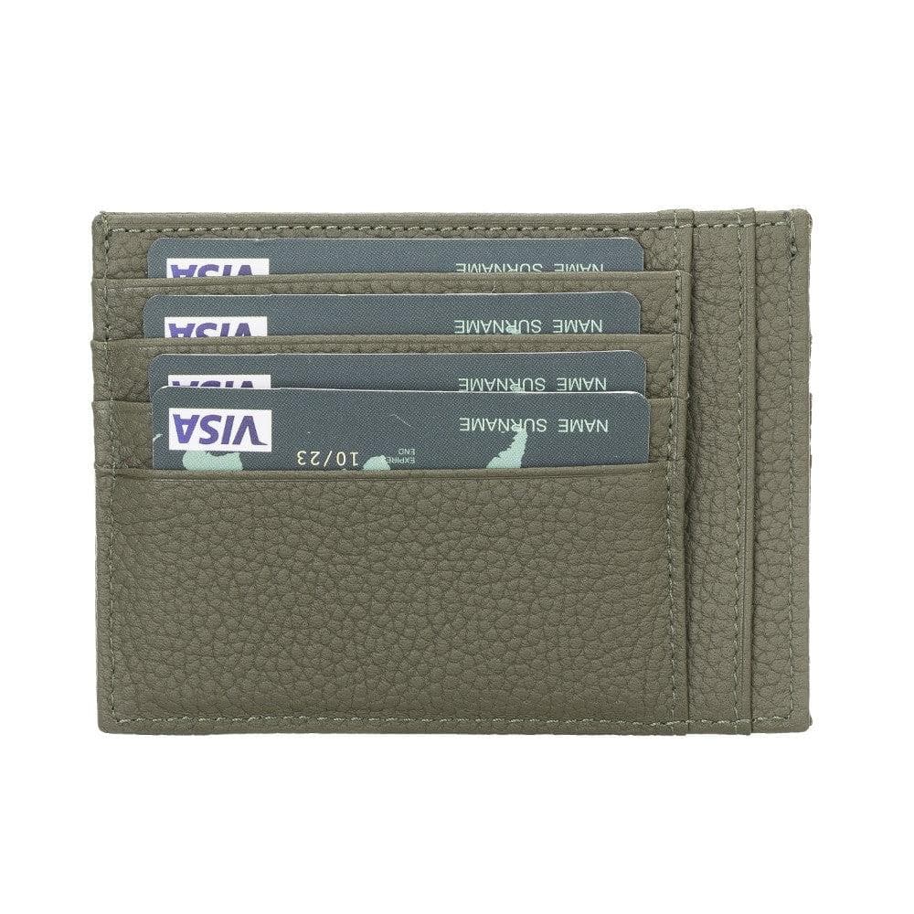 Zip Genuine Leather Card Holder