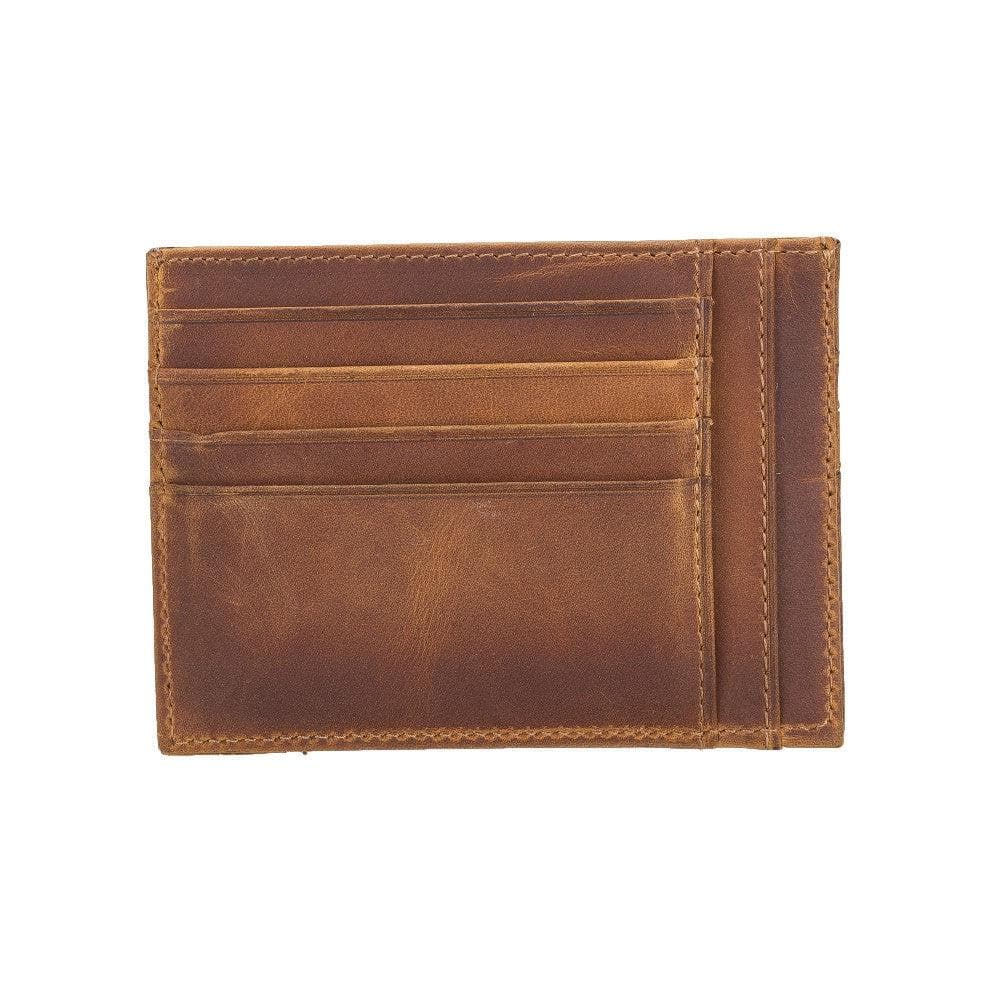 Zip Genuine Leather Card Holder