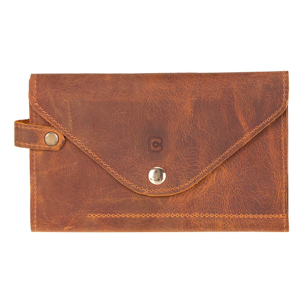 Bologna Universal Leather Wallet Moccasin Bouletta