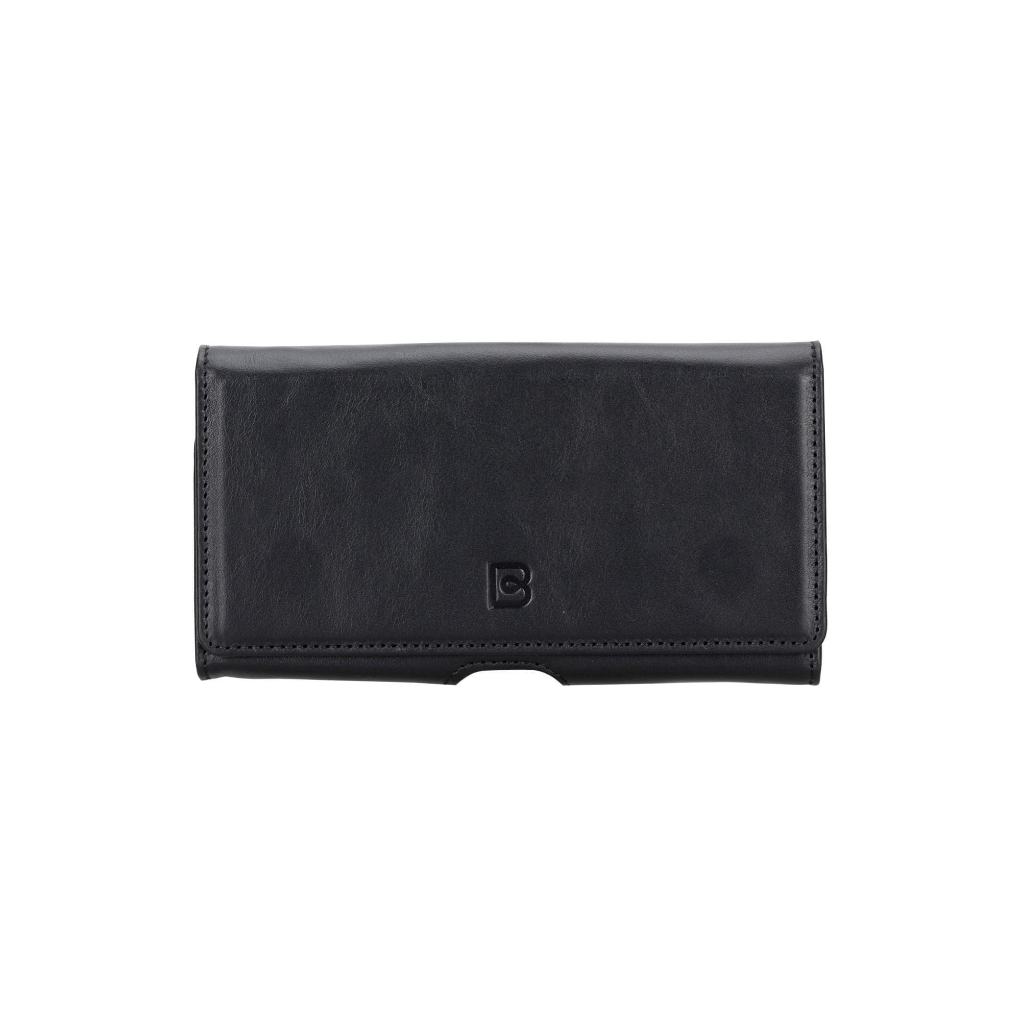 Bouletta Titan Universal Clutch-RST1-6.1',6,8'- Waist Belt Attachable Leather Case for iPhone Phones 6.8" / Rustic Black Bouletta LTD