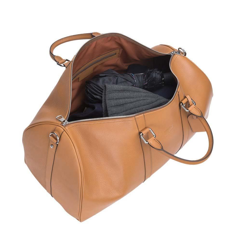 Caira Leather Travel Bag Bouletta