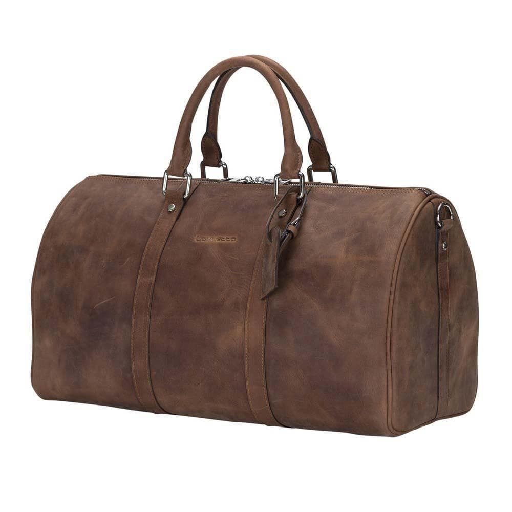 Caira Leather Travel Bag Bouletta