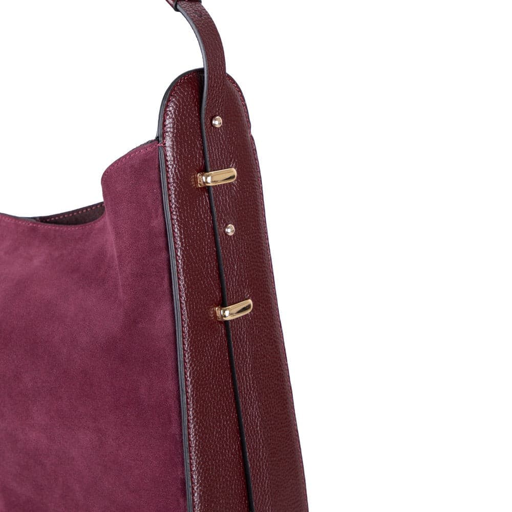 Carina Suede Leather Women's Bag Bouletta
