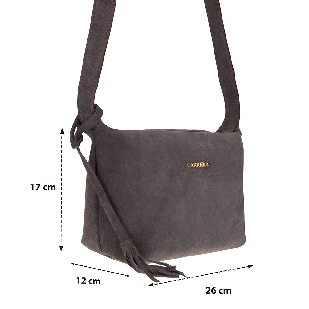 Carrera Melora Suede Leather Women's Bag Bouletta