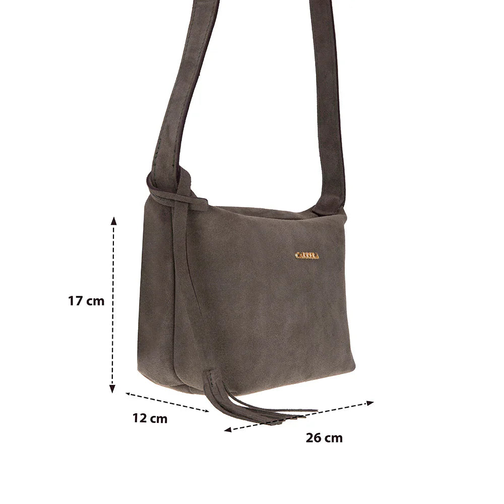 Carrera Melora Suede Leather Women's Bag Bouletta