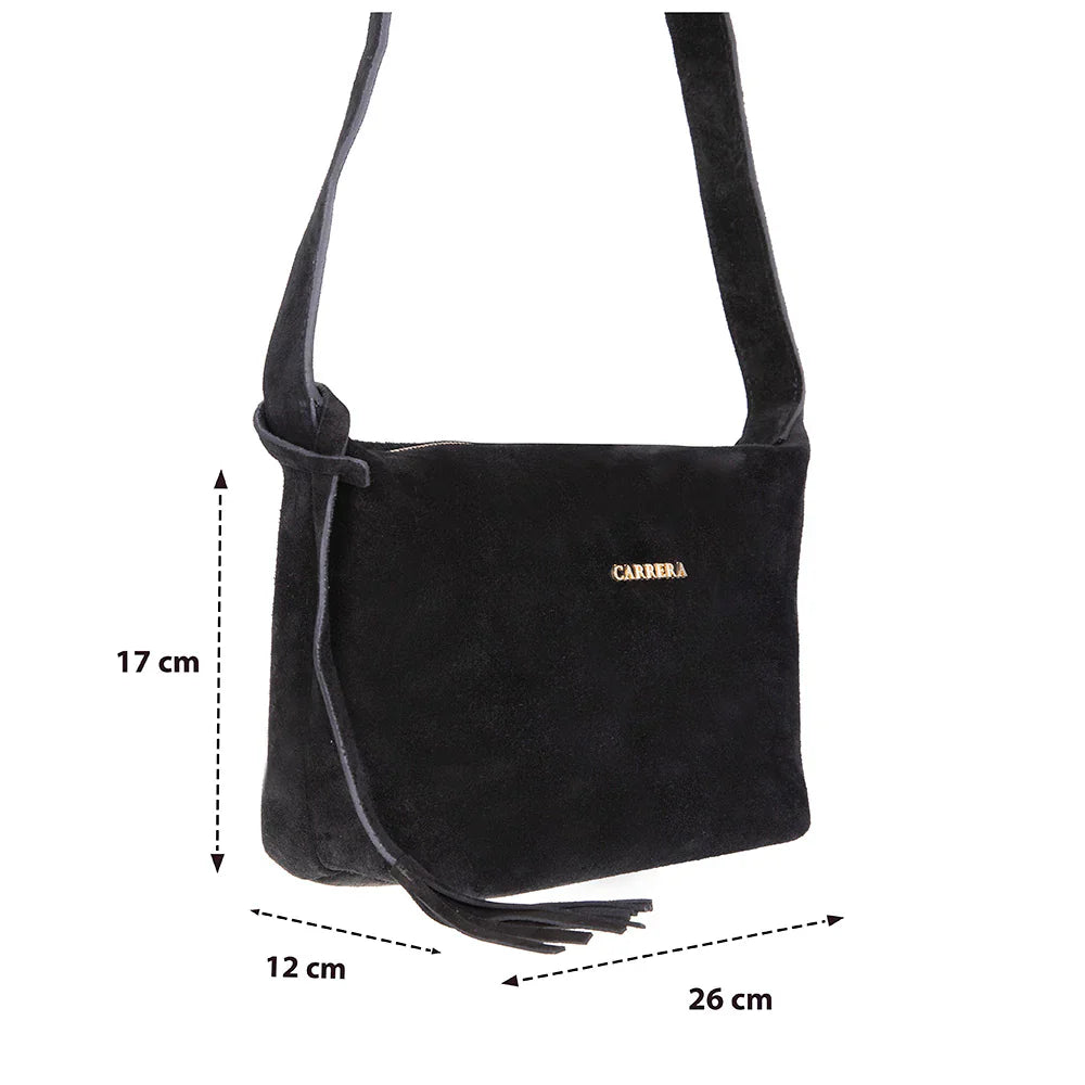 Carrera Melora Suede Leather Women's Bag Bouletta