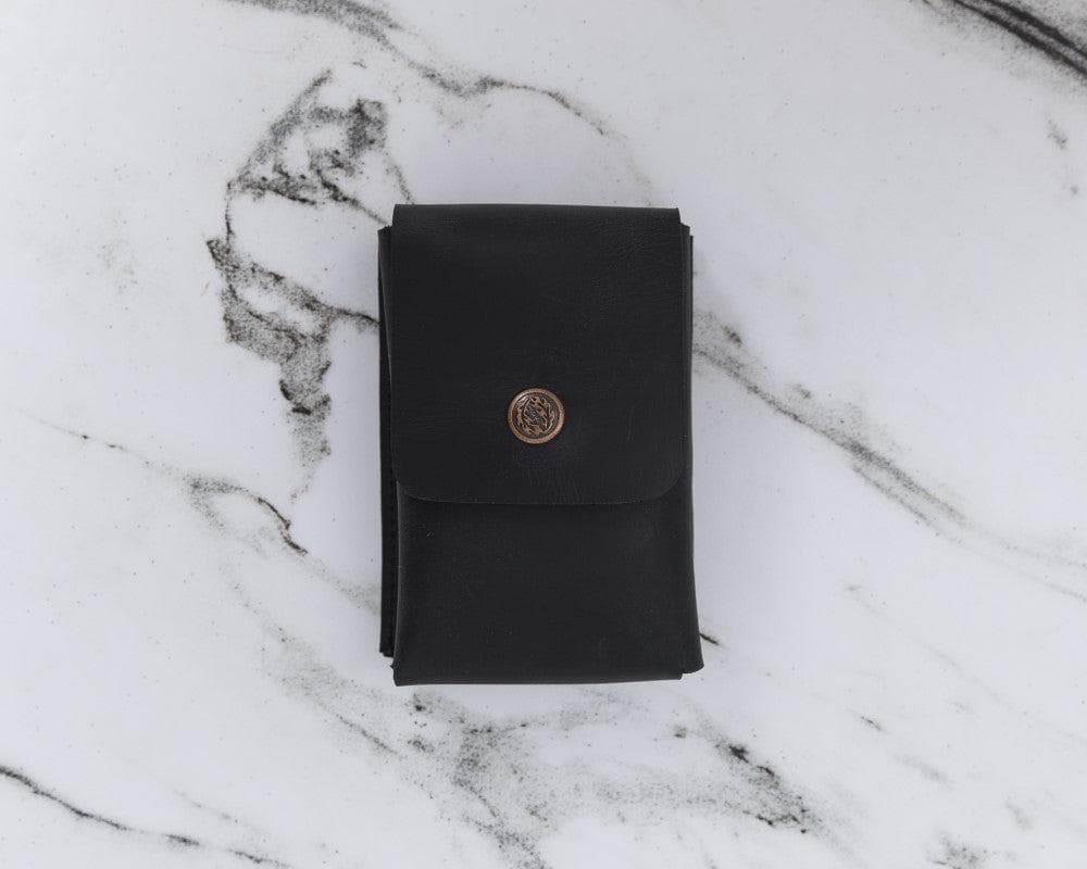 Cigarette Leather Case Black Bouletta